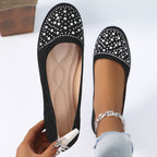 Last Day 60% OFF -Women's Rhinestone Flat Shoes