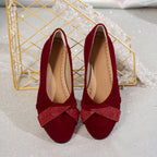 Rhinestone Low-cut Slip-on Shoes