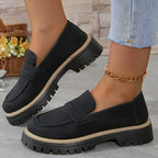 British-style Thick-soled Retro Loafers