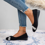 Rhinestone Low-cut Slip-on Shoes