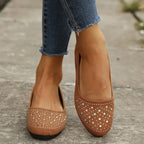 Last Day 60% OFF -Women's Rhinestone Flat Shoes